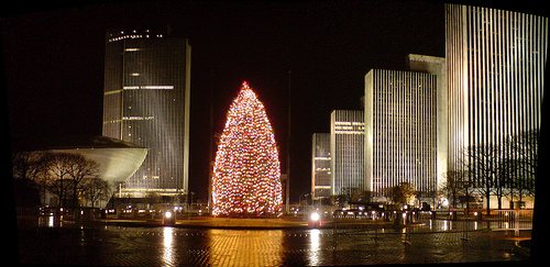 Christmas Tree at Empire State Plaza